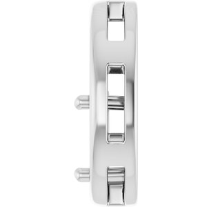 Continuum Sterling Silver  9x7 mm Oval Pendant Mounting – image 6