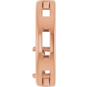 10K Rose Gold  5.5x3.5 mm Pear Pendant Mounting – image 6