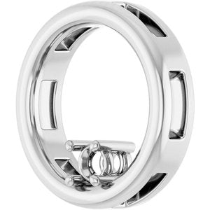 14K White Gold  3 mm Round Pendant Mounting – image 4