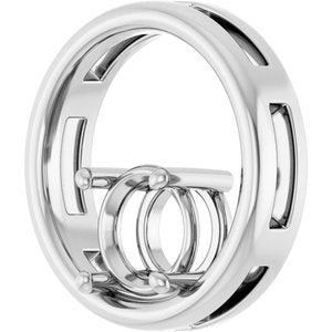 Continuum Sterling Silver  7.4 mm Round Pendant Mounting – image 4