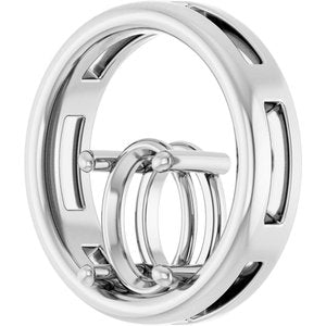 Continuum Sterling Silver  9x7 mm Oval Pendant Mounting – image 4