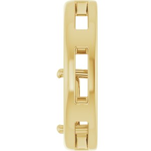 14K Yellow Gold  7x5 mm Pear Pendant Mounting – image 6