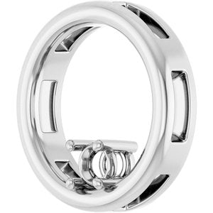 Sterling Silver  3.4 mm Round Pendant Mounting – image 4