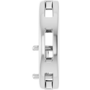 Continuum Sterling Silver  5 mm Square Pendant Mounting – image 6