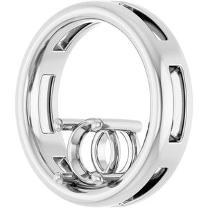 14K X1 White Gold  5.8 mm Round Pendant Mounting – image 4