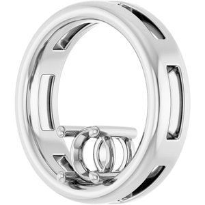 Sterling Silver  4.8 mm Round Pendant Mounting – image 4
