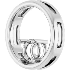 14K X1 White Gold  6 mm Round Pendant Mounting – image 4
