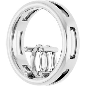 14K X1 White Gold  7x5 mm Oval Pendant Mounting – image 4