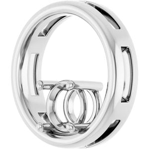 14K X1 White Gold  6.5 mm Round Pendant Mounting – image 4