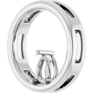 Continuum Sterling Silver  5.5x3.5 mm Pear Pendant Mounting – image 4
