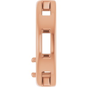 14K Rose Gold  3.2 mm Round Pendant Mounting – image 6
