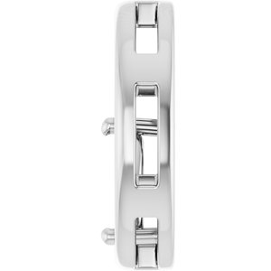 Platinum  8x5 mm Pear Pendant Mounting – image 6