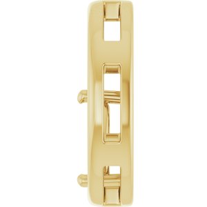 10K Yellow Gold  8x5 mm Pear Pendant Mounting – image 6