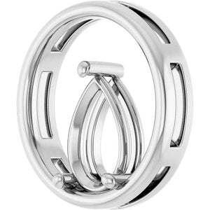 Continuum Sterling Silver  12x8 mm Pear Pendant Mounting – image 4