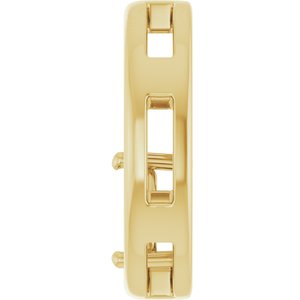 18K Yellow Gold  6x4 mm Pear Pendant Mounting – image 6