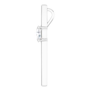 Continuum Sterling Silver  8x6 mm Oval Pendant Mounting – image 5