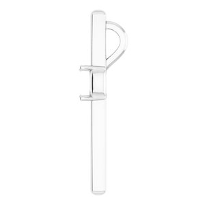 14K White Gold  5 mm Cushion Pendant Mounting – image 6