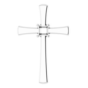 Platinum  3.5 mm Square Pendant Mounting – image 2