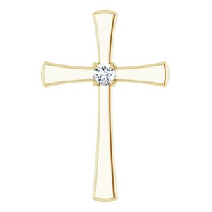 10K Yellow Gold  3.2 mm Round Pendant Mounting