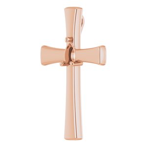 10K Rose Gold  8x5 mm Pear Pendant Mounting – image 4