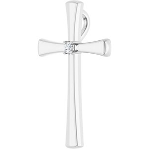 Platinum  2 mm Round Pendant Mounting – image 3