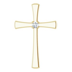 14K Yellow Gold  2.75 mm Round Pendant Mounting