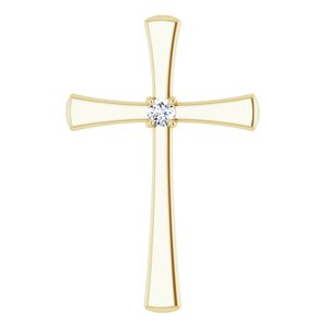 10K Yellow Gold  2.5 mm Round Pendant Mounting