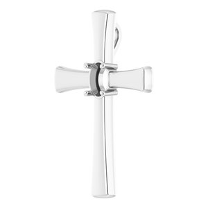Continuum Sterling Silver  7x5 mm Oval Pendant Mounting – image 4