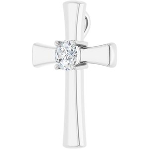 Continuum Sterling Silver  6.5 mm Round Pendant Mounting – image 3