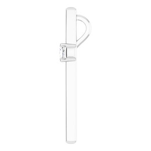 Sterling Silver  2.5 mm Square Pendant Mounting – image 5