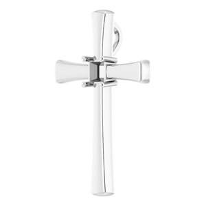 Continuum Sterling Silver  3.5 mm Square Pendant Mounting – image 4