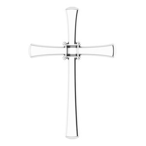10K White Gold  2.5 mm Square Pendant Mounting – image 2