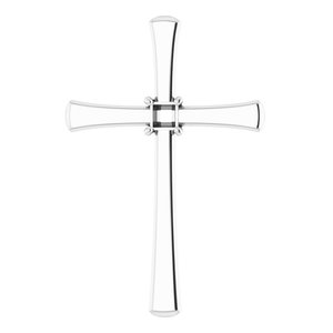 14K X1 White Gold  2.25 mm Square Pendant Mounting – image 2