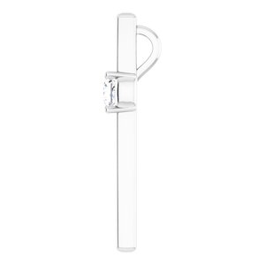 Platinum  3.75 mm Square Pendant Mounting – image 5