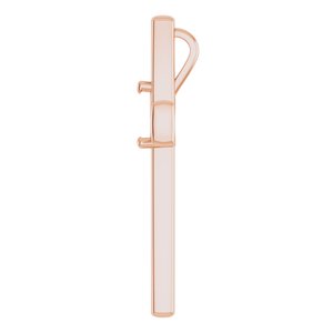 10K Rose Gold  8x6 mm Pear Pendant Mounting – image 6