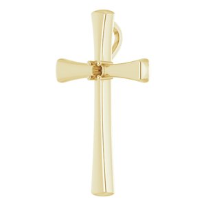 10K Yellow Gold  2.5 mm Round Pendant Mounting – image 4