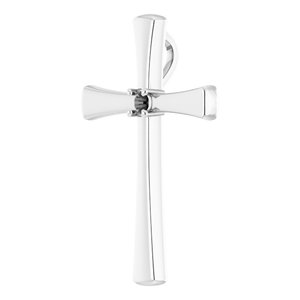 18K White Gold  2.5 mm Round Pendant Mounting – image 4