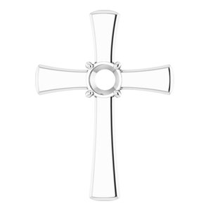 Continuum Sterling Silver  6 mm Round Pendant Mounting – image 2