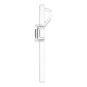 Platinum  7x5 mm Emerald Pendant Mounting – image 5
