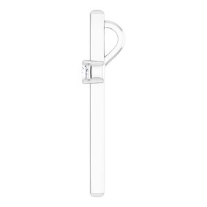 Continuum Sterling Silver  2.25 mm Square Pendant Mounting – image 5