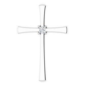 Platinum  2 mm Square Pendant Mounting