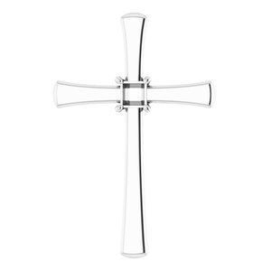 Platinum  2.75 mm Square Pendant Mounting – image 2