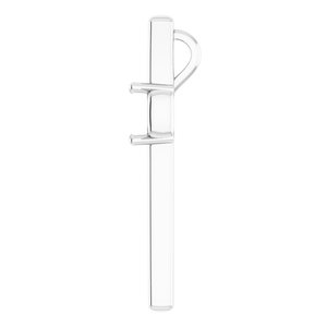 18K White Gold  8 mm Cushion Pendant Mounting – image 6