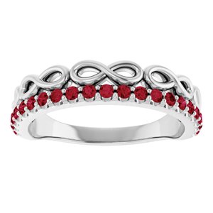 Infinity-Inspired Stackable Ring