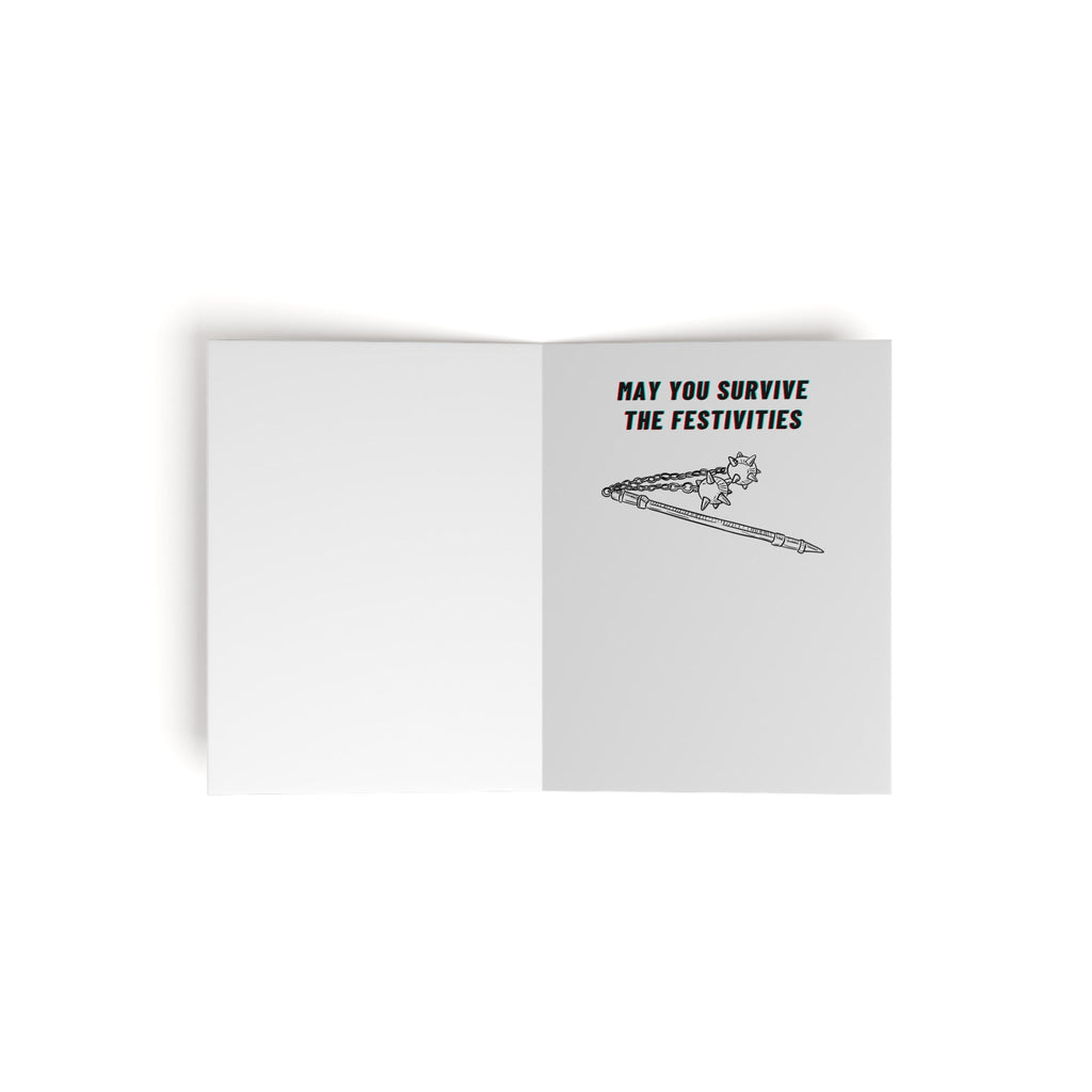"Birthday Warrior" Funny Greeting Cards