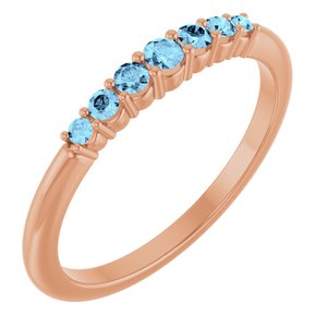 Accented Stackable Ring