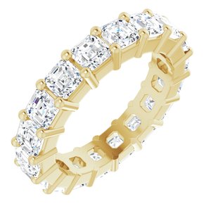 14K Yellow Gold 2 7/8 CTW Lab-Grown Diamond Eternity Band Size 4