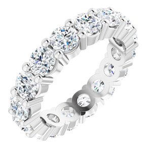 Platinum 2 1/2 CTW Lab-Grown Diamond Eternity Band Size 4