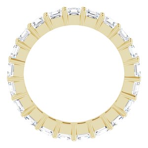 14K Yellow Gold 2 1/8 CTW Lab-Grown Diamond Eternity Band Size 4