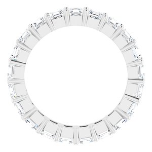 14K White Gold 2 1/8 CTW Lab-Grown Diamond Eternity Band Size 4